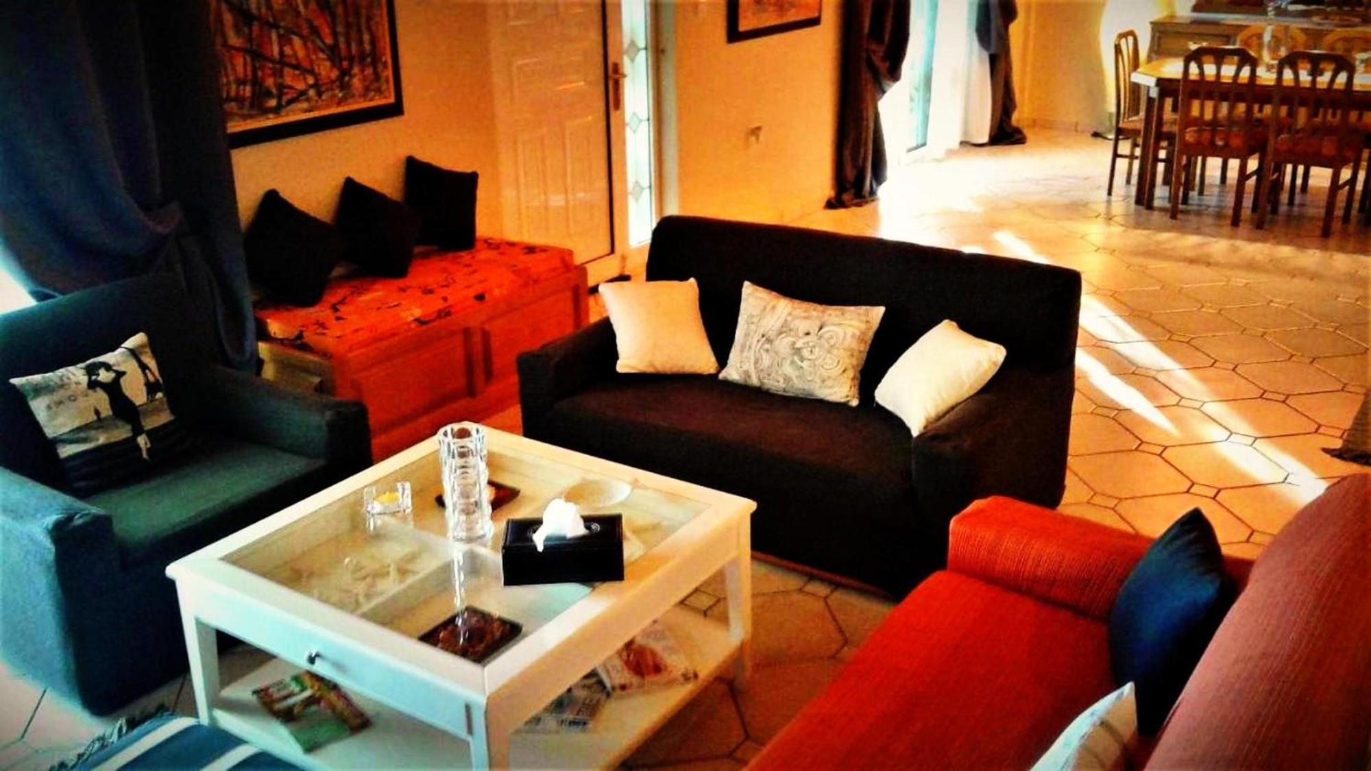 Villa "Eva" - Entire Beachfront Holiday Home - 4S Agia Marina  외부 사진